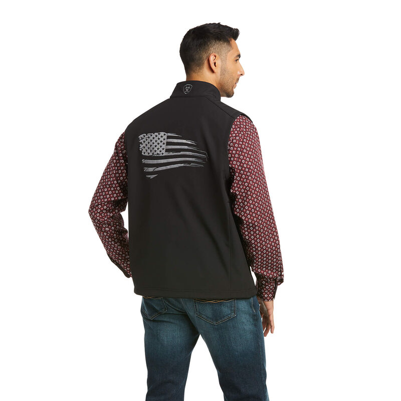 Ariat Weste Herren - Logo 2.0 Patriot Softshell Schwarz ( DSCYE-3479 )